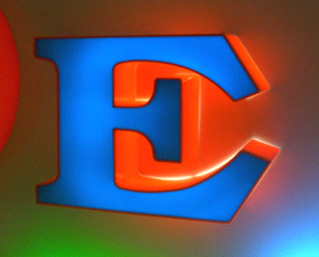 Neon-lit Box type Acrylic letters